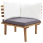 vidaXL Juego de muebles de jardín 6 piezas madera maciza de acacia vidaXL Juego de muebles de jardín 6 piezas madera maciza de acacia