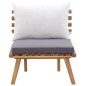 vidaXL Juego de muebles de jardín 6 piezas madera maciza de acacia vidaXL Juego de muebles de jardín 6 piezas madera maciza de acacia