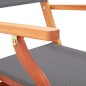 vidaXL Sillas plegables jardín 4 uds madera eucalipto y textilene gris vidaXL Sillas plegables jardín 4 uds madera eucalipto y textilene gris