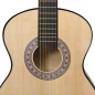 vidaXL Guitarra clásica para principiantes madera tilo negro 4/4 39" vidaXL Guitarra clásica para principiantes madera tilo negro 4/4 39"