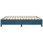 vidaXL Estructura de cama box spring terciopelo azul oscuro 180x200 cm vidaXL Estructura de cama box spring terciopelo azul oscuro 180x200 cm