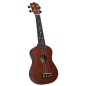 vidaXL Juego de ukelele soprano para niños con funda madera oscura 23" vidaXL Juego de ukelele soprano para niños con funda madera oscura 23"