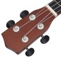 vidaXL Juego de ukelele soprano para niños con funda madera oscura 23" vidaXL Juego de ukelele soprano para niños con funda madera oscura 23"