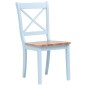 vidaXL Sillas comedor 2 uds madera maciza caucho gris y madera claro vidaXL Sillas comedor 2 uds madera maciza caucho gris y madera claro