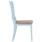 vidaXL Sillas comedor 2 uds madera maciza caucho gris y madera claro vidaXL Sillas comedor 2 uds madera maciza caucho gris y madera claro