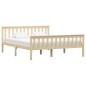 vidaXL Estructura de cama de madera maciza de pino clara 160x200 cm vidaXL Estructura de cama de madera maciza de pino clara 160x200 cm