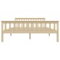 vidaXL Estructura de cama de madera maciza de pino clara 160x200 cm vidaXL Estructura de cama de madera maciza de pino clara 160x200 cm