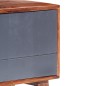 vidaXL Mueble para TV madera maciza de Sheesham gris 140x30x35 cm vidaXL Mueble para TV madera maciza de Sheesham gris 140x30x35 cm