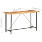 vidaXL Mesa alta de cocina de madera maciza de acacia 180x70x107 cm vidaXL Mesa alta de cocina de madera maciza de acacia 180x70x107 cm