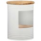 vidaXL Mesa de centro de madera maciza de mango 43x55 cm vidaXL Mesa de centro de madera maciza de mango 43x55 cm