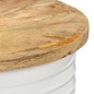 vidaXL Mesa de centro de madera maciza de mango 43x55 cm vidaXL Mesa de centro de madera maciza de mango 43x55 cm