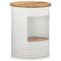 vidaXL Mesa de centro de madera maciza de mango 43x55 cm vidaXL Mesa de centro de madera maciza de mango 43x55 cm