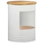 vidaXL Mesa de centro de madera maciza de mango 43x55 cm vidaXL Mesa de centro de madera maciza de mango 43x55 cm