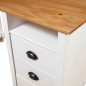 vidaXL Escritorio Hill con 3 cajones madera de pino 120x50x74 cm vidaXL Escritorio Hill con 3 cajones madera de pino 120x50x74 cm
