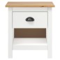vidaXL Mesitas de noche 2 uds Hill madera maciza de pino 46x35x49,5 cm vidaXL Mesitas de noche 2 uds Hill madera maciza de pino 46x35x49,5 cm