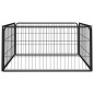 vidaXL Corral para perros 4 paneles acero con recubrimiento en polvo vidaXL Corral para perros 4 paneles acero con recubrimiento en polvo