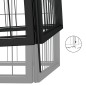 vidaXL Corral para perros 4 paneles acero con recubrimiento en polvo vidaXL Corral para perros 4 paneles acero con recubrimiento en polvo