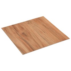 vidaXL Láminas autoadhesivas de suelo 20 uds PVC madera clara 1,86 m²