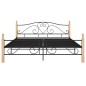 vidaXL Estructura de cama de metal 200x200 cm