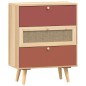 vidaXL Aparador con cajones madera contrachapada 60x30x75 cm vidaXL Aparador con cajones madera contrachapada 60x30x75 cm