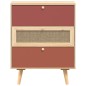 vidaXL Aparador con cajones madera contrachapada 60x30x75 cm vidaXL Aparador con cajones madera contrachapada 60x30x75 cm
