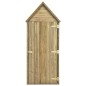 vidaXL Caseta herramientas jardín con puerta madera pino 69,5x32x178cm vidaXL Caseta herramientas jardín con puerta madera pino 69,5x32x178cm
