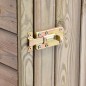 vidaXL Caseta herramientas jardín con puerta madera pino 69,5x32x178cm vidaXL Caseta herramientas jardín con puerta madera pino 69,5x32x178cm