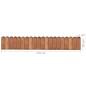 vidaXL Rollos de borde de jardín 3 uds madera pino impregnada 120 cm vidaXL Rollos de borde de jardín 3 uds madera pino impregnada 120 cm