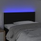 vidaXL Cabecero con LED de tela negro 90x5x78/88 cm vidaXL Cabecero con LED de tela negro 90x5x78/88 cm