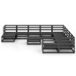 vidaXL Juego de muebles de jardín 12 piezas madera maciza de pino vidaXL Juego de muebles de jardín 12 piezas madera maciza de pino