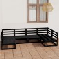 vidaXL Juego de muebles de jardín 6 piezas madera maciza de pino vidaXL Juego de muebles de jardín 6 piezas madera maciza de pino