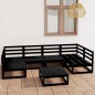 vidaXL Juego de muebles de jardín 7 piezas madera maciza de pino vidaXL Juego de muebles de jardín 7 piezas madera maciza de pino