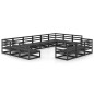 vidaXL Juego de muebles de jardín 13 piezas madera maciza de pino vidaXL Juego de muebles de jardín 13 piezas madera maciza de pino