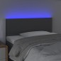 vidaXL Cabecero con LED de tela gris oscuro 100x5x78/88 cm vidaXL Cabecero con LED de tela gris oscuro 100x5x78/88 cm