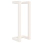 vidaXL Toallero de madera maciza de pino blanco 23x18x60 cm vidaXL Toallero de madera maciza de pino blanco 23x18x60 cm