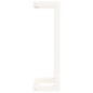 vidaXL Toallero de madera maciza de pino blanco 23x18x60 cm vidaXL Toallero de madera maciza de pino blanco 23x18x60 cm