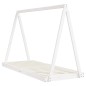 vidaXL Estructura de cama para niños madera de pino blanco 80x200 cm vidaXL Estructura de cama para niños madera de pino blanco 80x200 cm