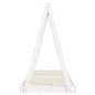vidaXL Estructura de cama para niños madera de pino blanco 80x200 cm vidaXL Estructura de cama para niños madera de pino blanco 80x200 cm