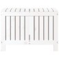 vidaXL Caja de almacenaje jardín madera de pino blanco 76x42,5x54 cm vidaXL Caja de almacenaje jardín madera de pino blanco 76x42,5x54 cm