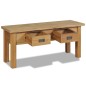 vidaXL Banco de recibidor de madera de teca maciza 90x30x40 cm vidaXL Banco de recibidor de madera de teca maciza 90x30x40 cm