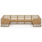 vidaXL Juego de muebles de jardín 7 piezas madera maciza de pino vidaXL Juego de muebles de jardín 7 piezas madera maciza de pino