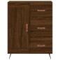 vidaXL Aparador alto madera contrachapada marrón roble 69,5x34x180 cm vidaXL Aparador alto madera contrachapada marrón roble 69,5x34x180 cm
