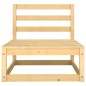 vidaXL Juego de muebles de jardín 10 piezas madera maciza de pino vidaXL Juego de muebles de jardín 10 piezas madera maciza de pino