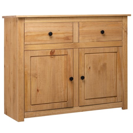 vidaXL Aparador de madera maciza de pino estilo Panamá 93x40x80 cm