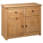 vidaXL Aparador de madera maciza de pino estilo Panamá 93x40x80 cm vidaXL Aparador de madera maciza de pino estilo Panamá 93x40x80 cm