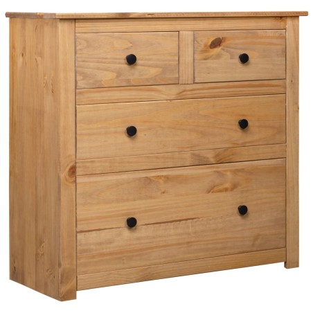 vidaXL Aparador de madera maciza de pino estilo Panamá 80x40x83 cm
