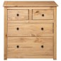 vidaXL Aparador de madera maciza de pino estilo Panamá 80x40x83 cm vidaXL Aparador de madera maciza de pino estilo Panamá 80x40x83 cm