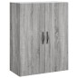 vidaXL Armarios de pared 2 uds madera de ingeniería gris Sonoma vidaXL Armarios de pared 2 uds madera de ingeniería gris Sonoma