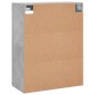 vidaXL Armarios de pared 2 uds madera de ingeniería gris hormigón vidaXL Armarios de pared 2 uds madera de ingeniería gris hormigón