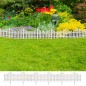 vidaXL Borde divisor de césped blanco 17 piezas / 10 m vidaXL Borde divisor de césped blanco 17 piezas / 10 m